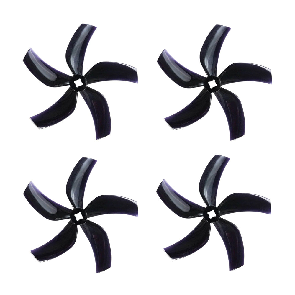 Gemfan D90 90mm 3.5" 5-Blade Ducted Cinewhoop Propeller (Set of 4) w/ M5 Adapters - Black