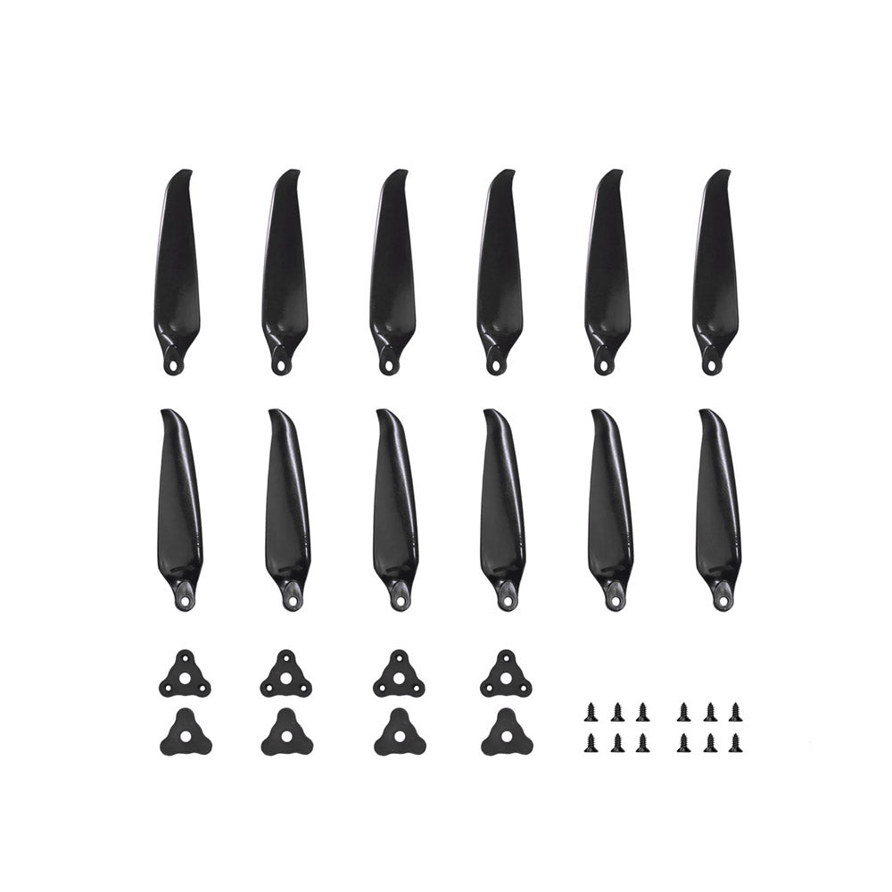 Gemfan F7036 Folding 3-Blade Propeller (Set of 4) - Black