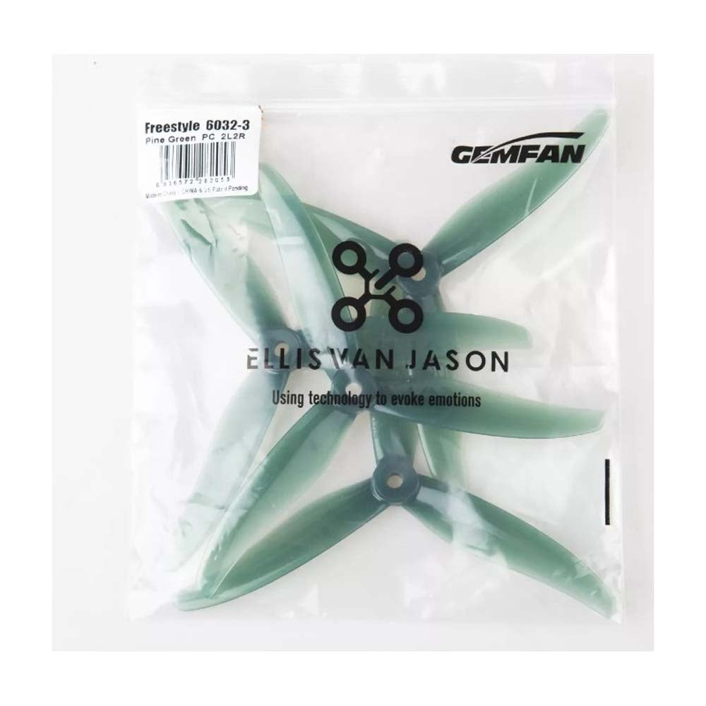 Gemfan 6032 3-Blade Freestyle Propeller - Ellis Van Jason (Set of 4)