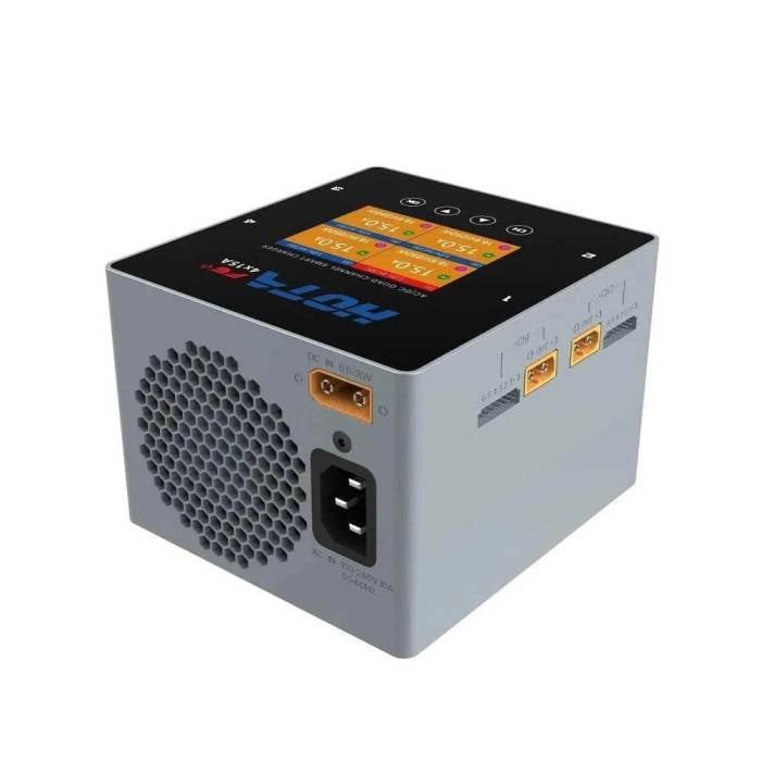 HOTA F6+ 1000W 60A 1-6S Quad Channel AC/DC Smart Charger - Gray