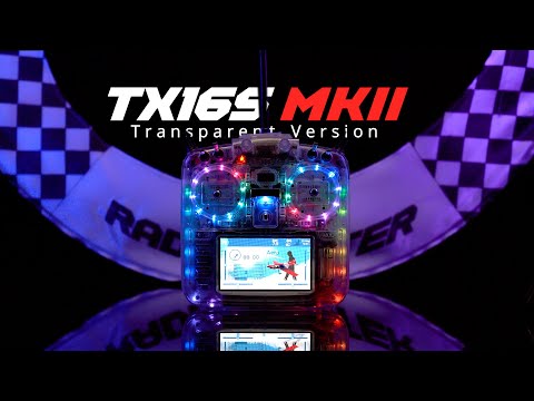 RadioMaster TX16S MKII Radio Transmitter - MCK RGB Transparent Edition - ELRS