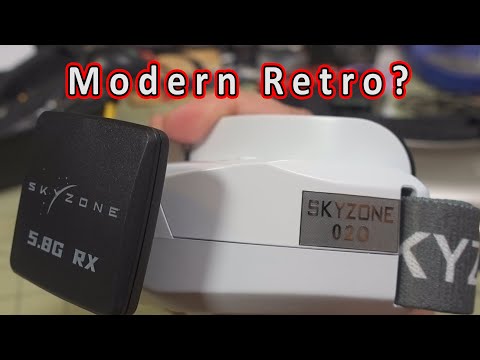 Skyzone SKY02O OLED 5.8GHz FPV Goggles w/ SteadyView Diversity Rx