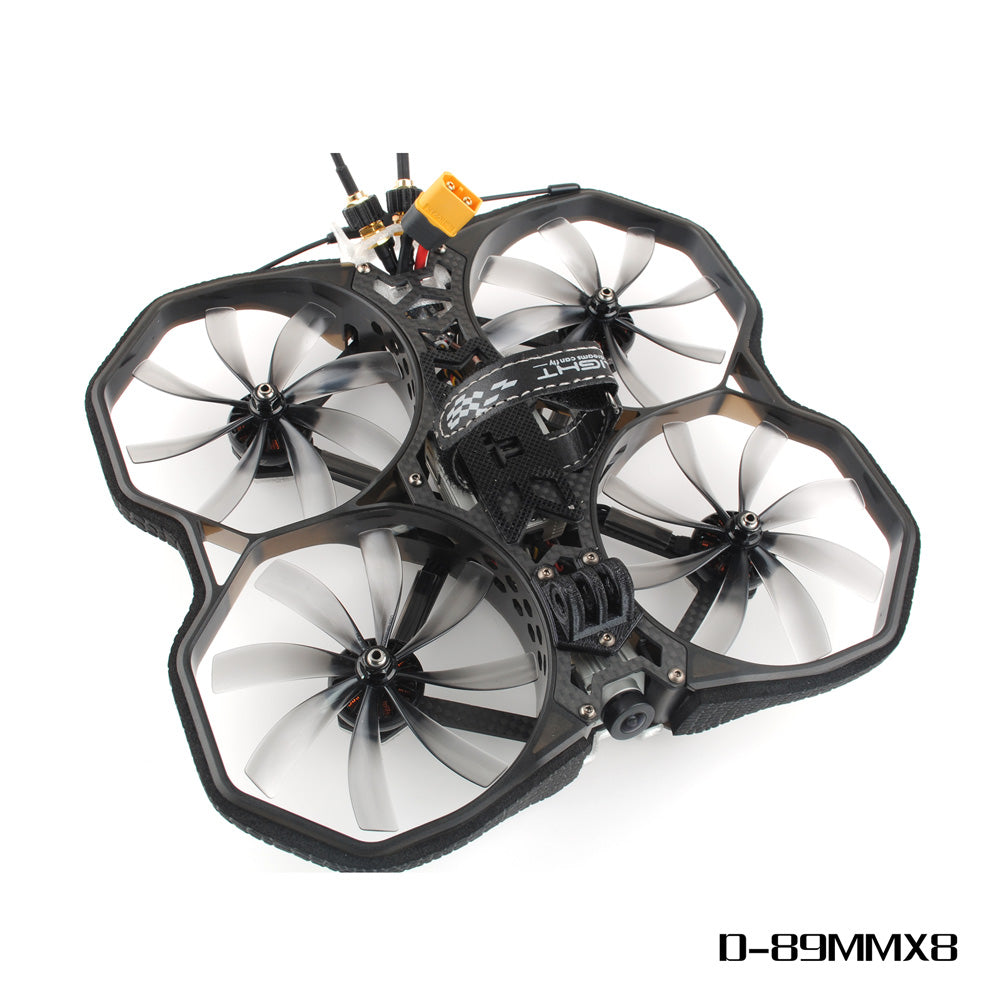 HQProp Duct-89MMX8 Cinewhoop 8-Blade Propeller (Set of 4) - Gray