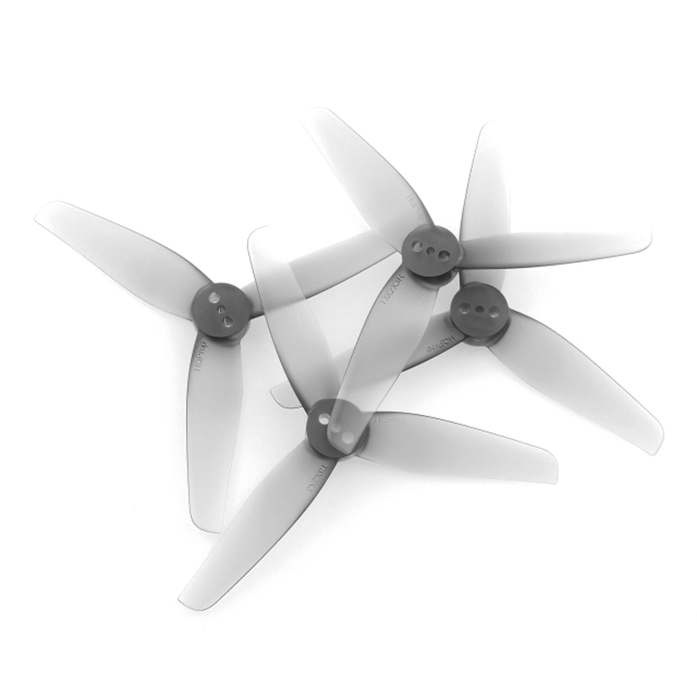 HQProp Durable T3X2X3 Polycarbonate Propeller (Set of 4) - Gray