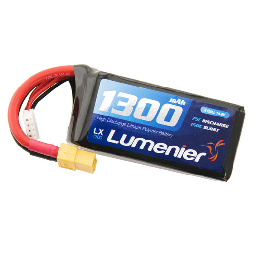 Lumenier 1300mAh 4s 75c Lipo Battery (XT60)
