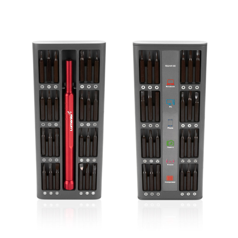 Lumenier 48-in-1 Precision Screwdriver Set Red