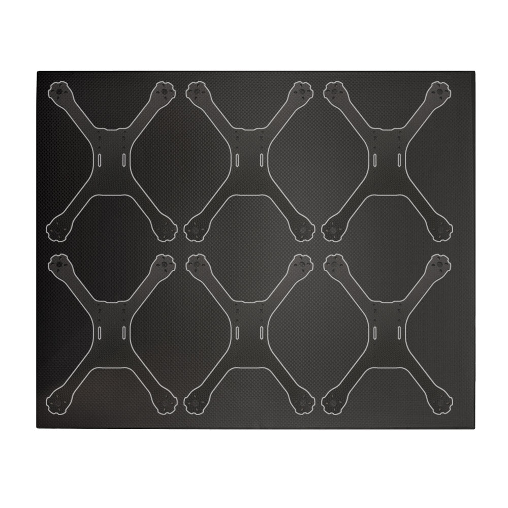 Lumenier 3K Carbon Fiber Sheet - 6mm Thick (400x500mm)