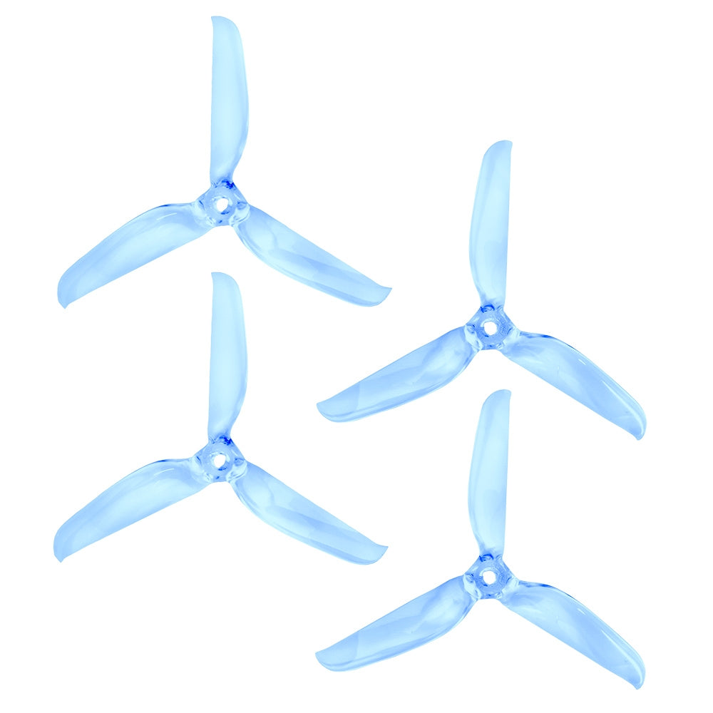 Lumenier 5x5.3x3 - Gate Breaker Propeller (Set of 4 - Transparent Blue)