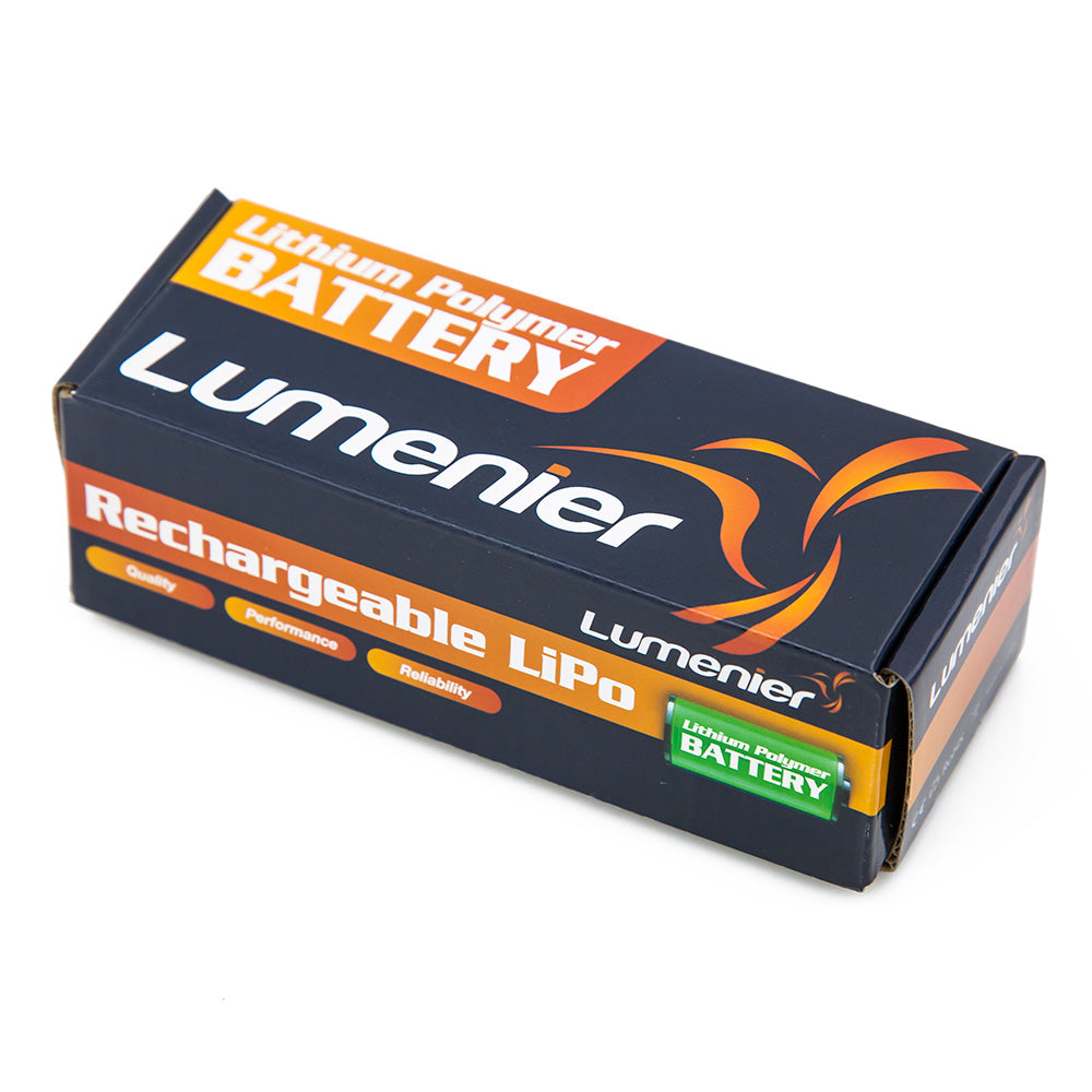 Each Lumenier battery comes securely packed in a custom box.