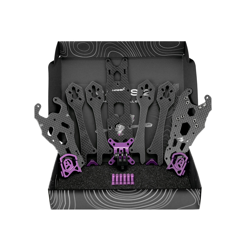 Beginner DIY FPV Drone Kit - QAV-S 2 Joshua Bardwell SE 5” - Analog Frame Kit