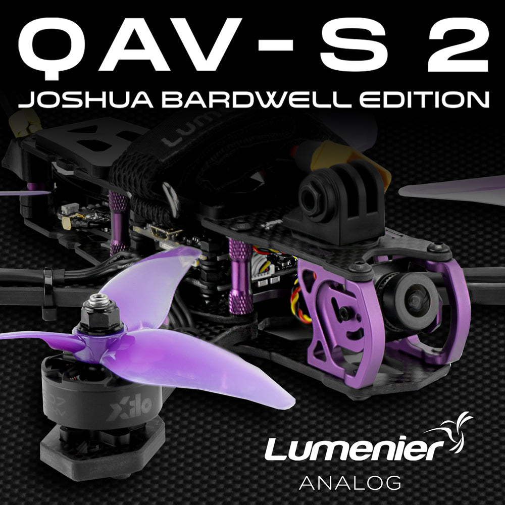 Beginner DIY FPV Drone Kit - QAV-S 2 Joshua Bardwell SE 5” - Analog