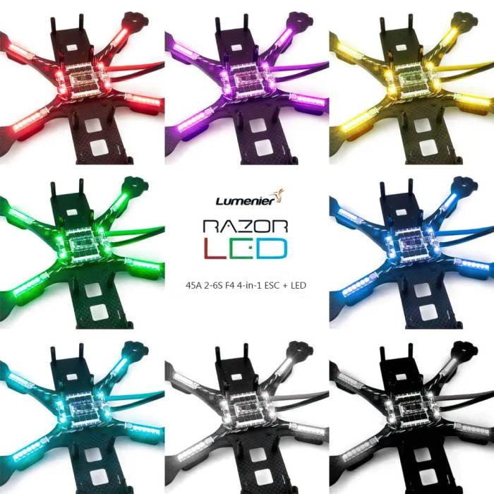 Lumenier Razor LED F4 55A 2-6S AM32 4-in-1 ESC - 30x30