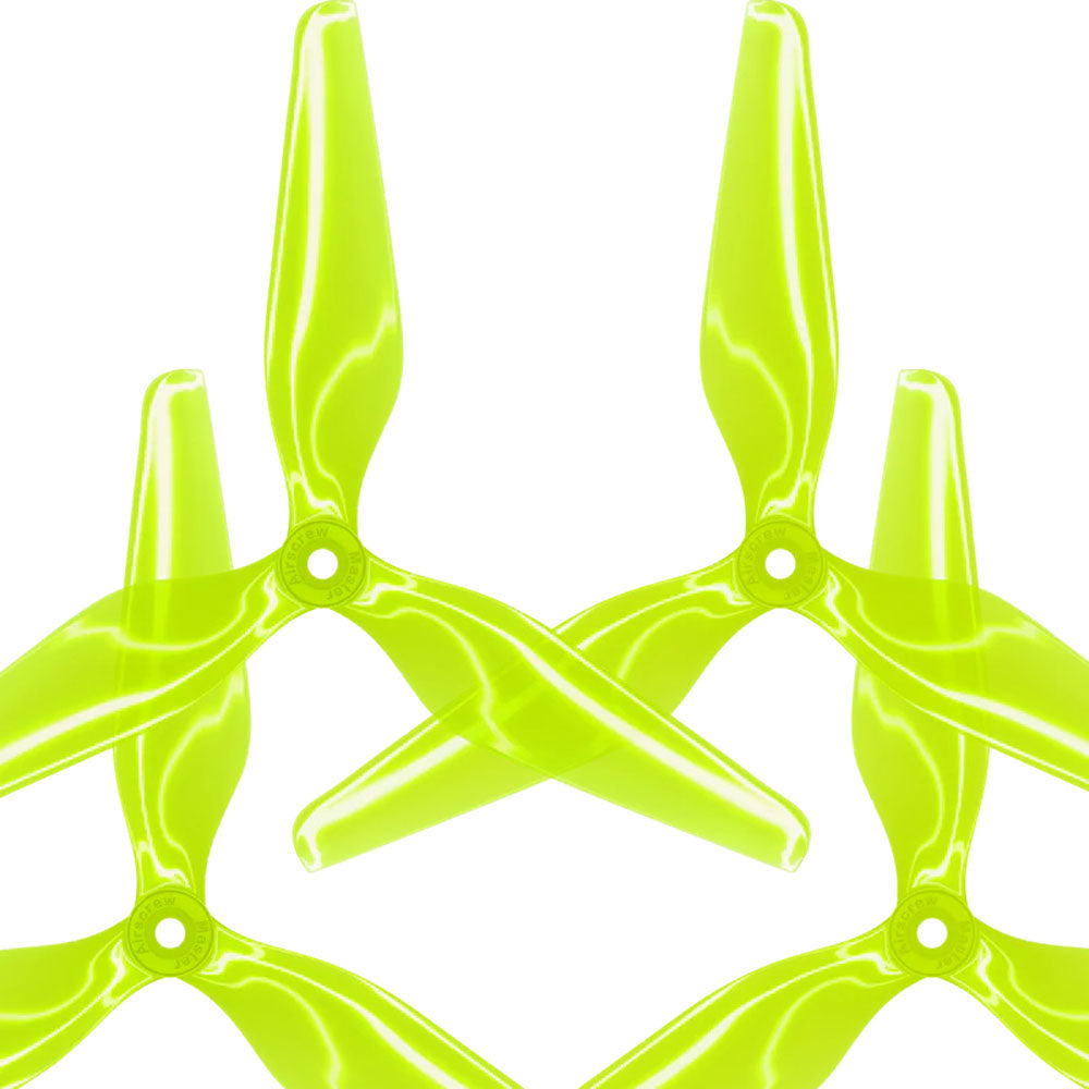 Master Airscrew 3MR Plus+ 7x3.7 3-Blade Propeller (Lime)