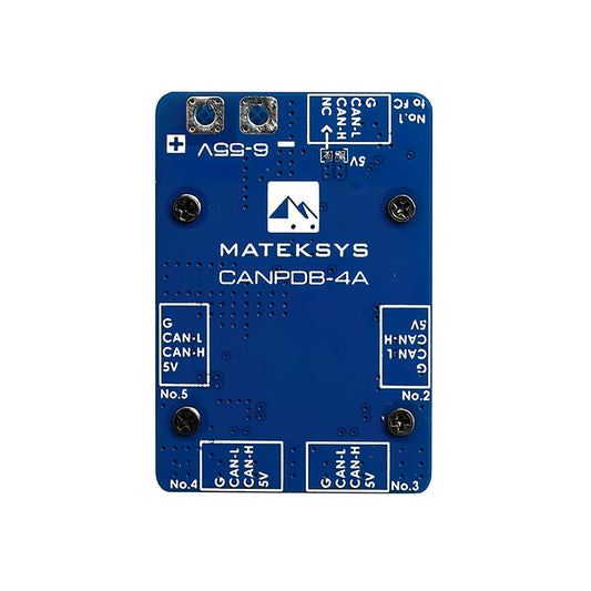 MATEKSYS CANPDB w/ 4A BEC & JST-GH Splitter