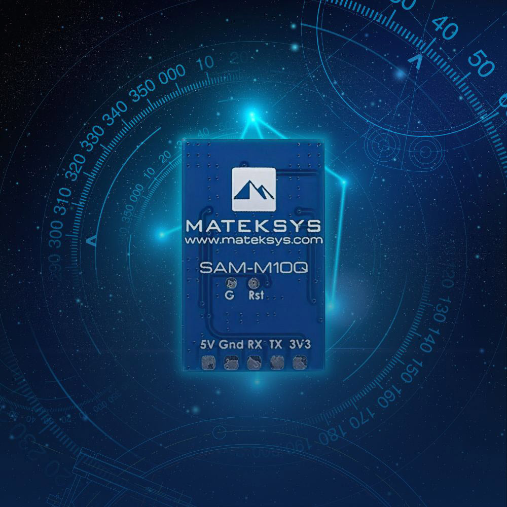 Mateksys GNSS SAM-M10Q GPS Module - Gallileo/GLONASS/BeiDouB1C