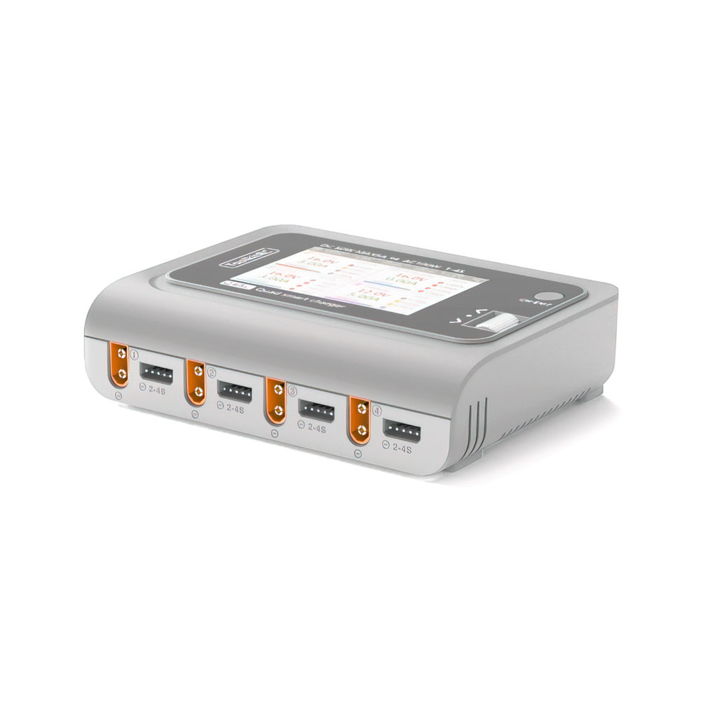 ToolkitRC Q4AC 1-4S 100W AC / 200W DC 4CH Smart Charger - XT60