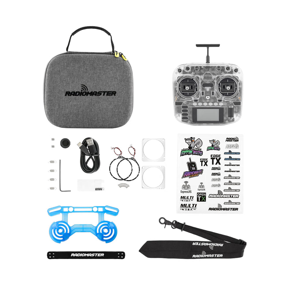  RadioMaster Boxer Radio Transmitter w/ LEDs - ELRS 2.GHz (Transparent)
