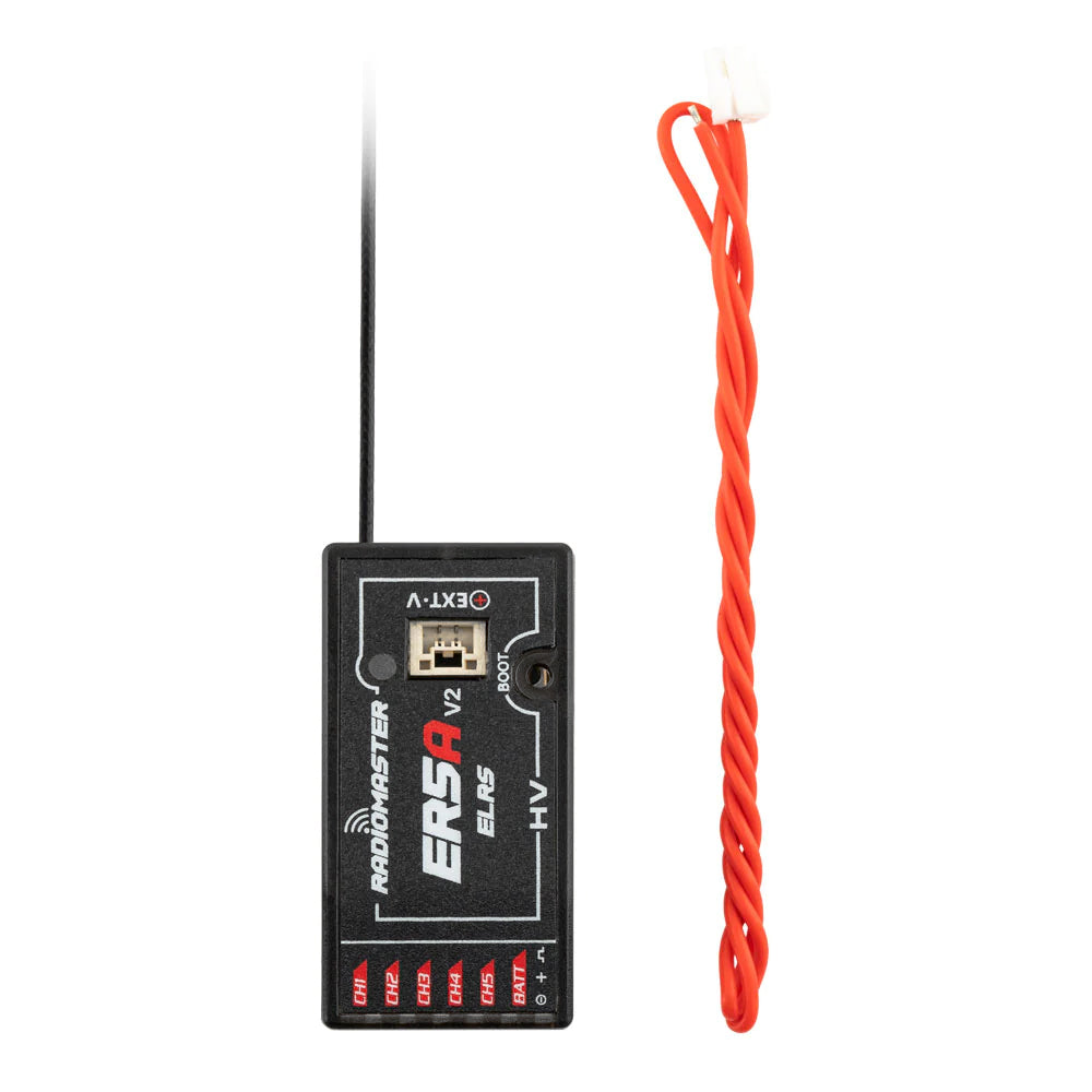 Radiomaster ER5A V2 ExpressLRS 2.4GHz PWM Receiver w/ External Antenna