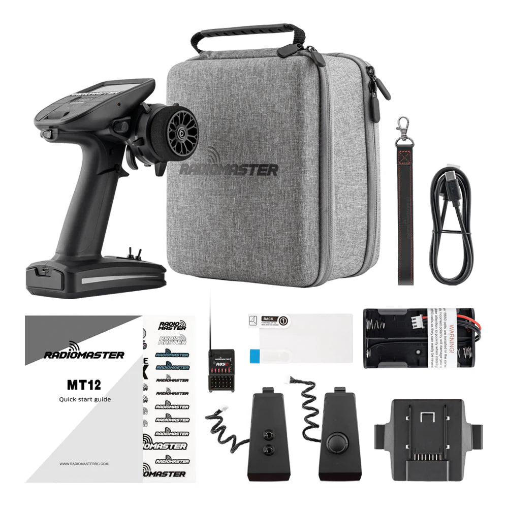 RadioMaster MT12 Surface Radio Controller w/ R85C Receiver - 4-in-1 Multi-Protocol