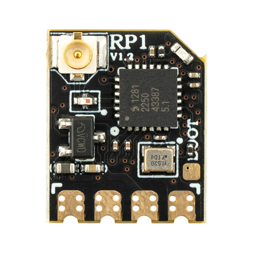 RadioMaster RP1 V2 ExpressLRS 2.4GHz Nano Receiver w/ 65mm UFL T-Antenna