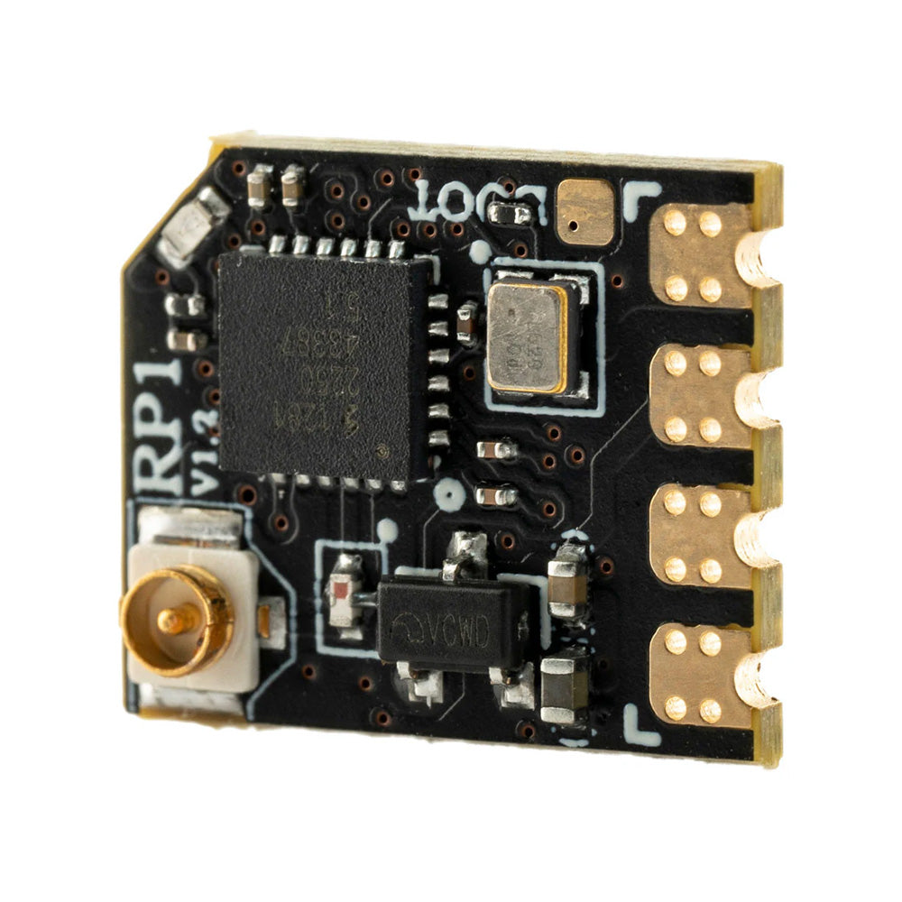 RadioMaster RP1 V2 ExpressLRS 2.4GHz Nano Receiver w/ 65mm UFL T-Antenna