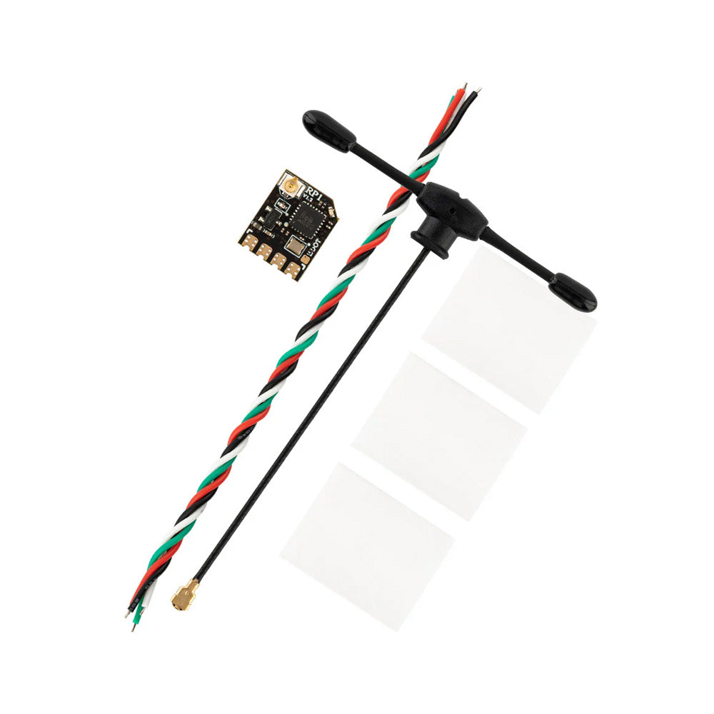 RadioMaster RP1 V2 ExpressLRS 2.4GHz Nano Receiver w/ 65mm UFL T-Antenna