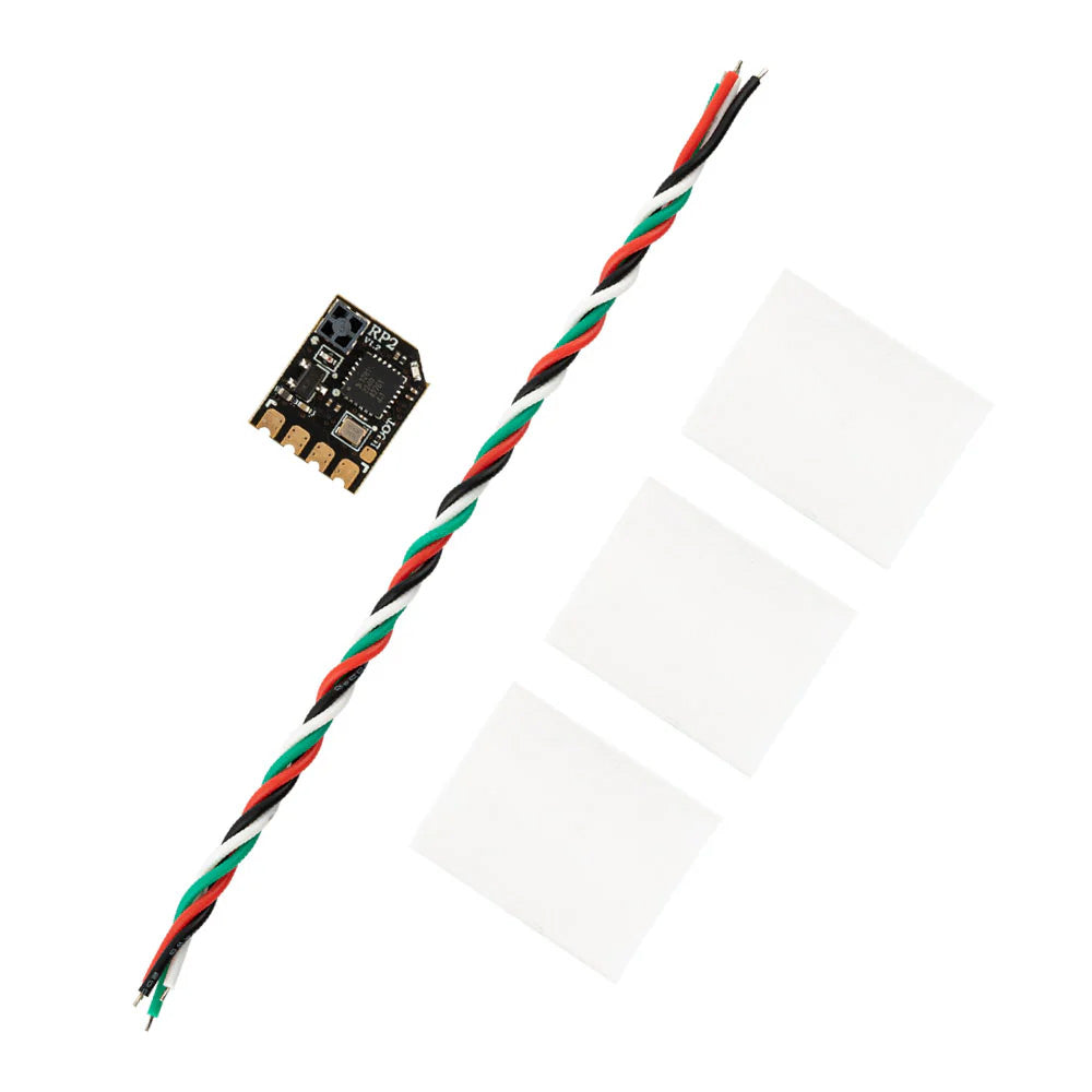 RadioMaster RP2 V2 ExpressLRS 2.4GHz Nano Receiver w/ Fixed SMT Antenna
