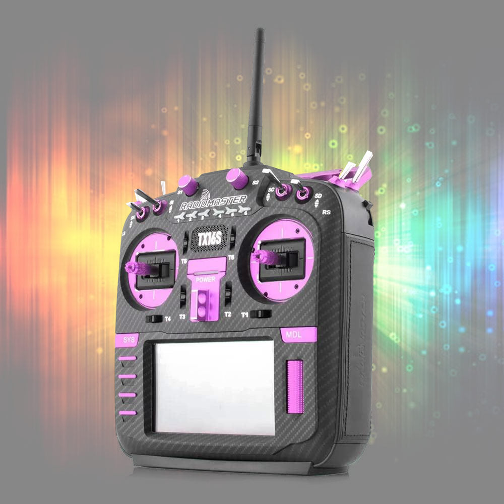RadioMaster TX16S CNC AG01 Hall Gimbal (Set of 2) w/ Self Centering + Throttle - Multi Color