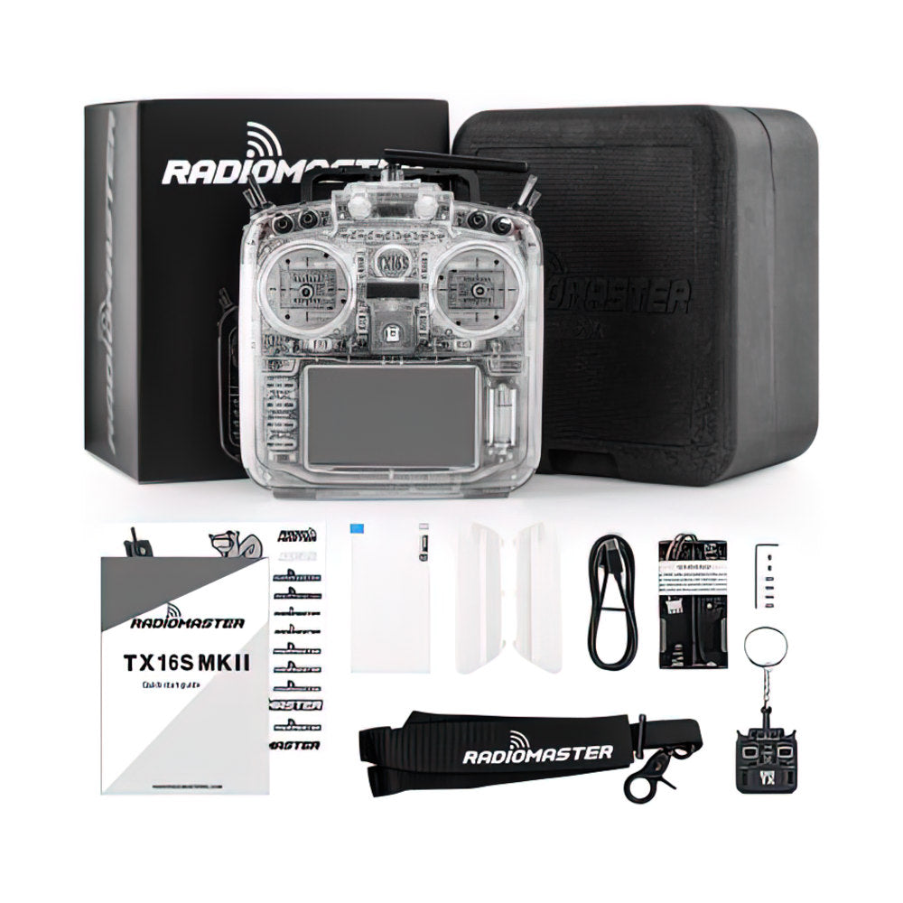 RadioMaster TX16S MKII Radio Transmitter - MCK RGB Transparent Edition - ELRS