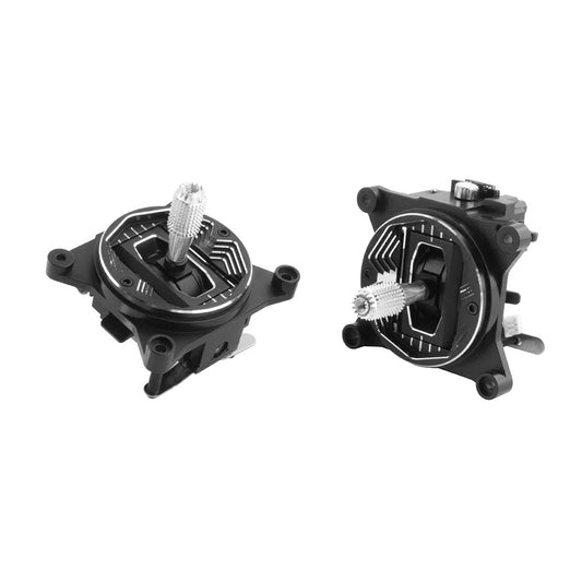 RadioMaster Zorro & TX12 AG01 Mini CNC Hall Gimbal (Set of 2) w/ Self Centering + Throttle - Black