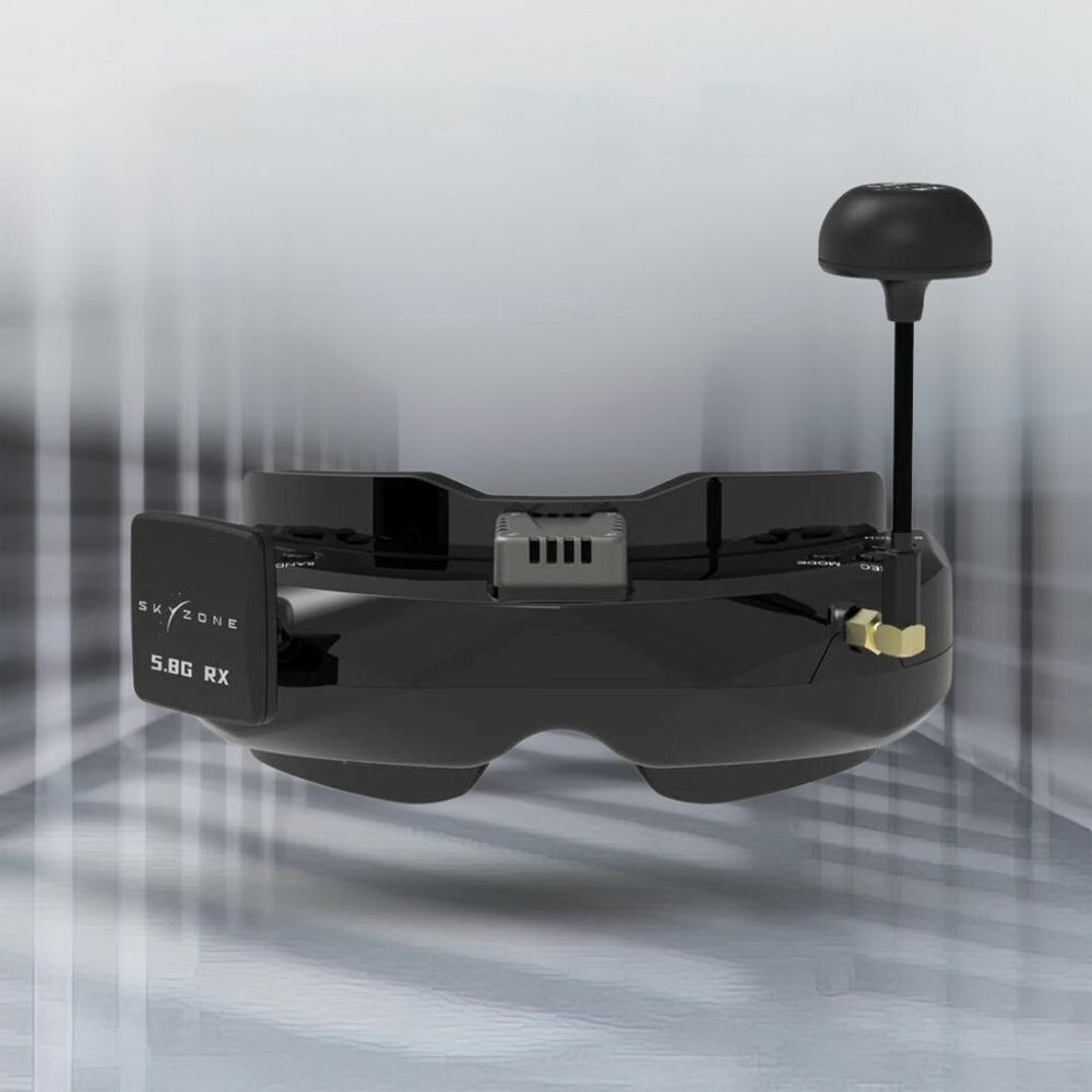 Skyzone SKY02O OLED 5.8GHz FPV Goggles w/ SteadyView Diversity Rx - Black