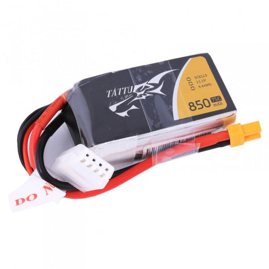 Tattu 850mAh 3S 75C LiPo Battery - XT30