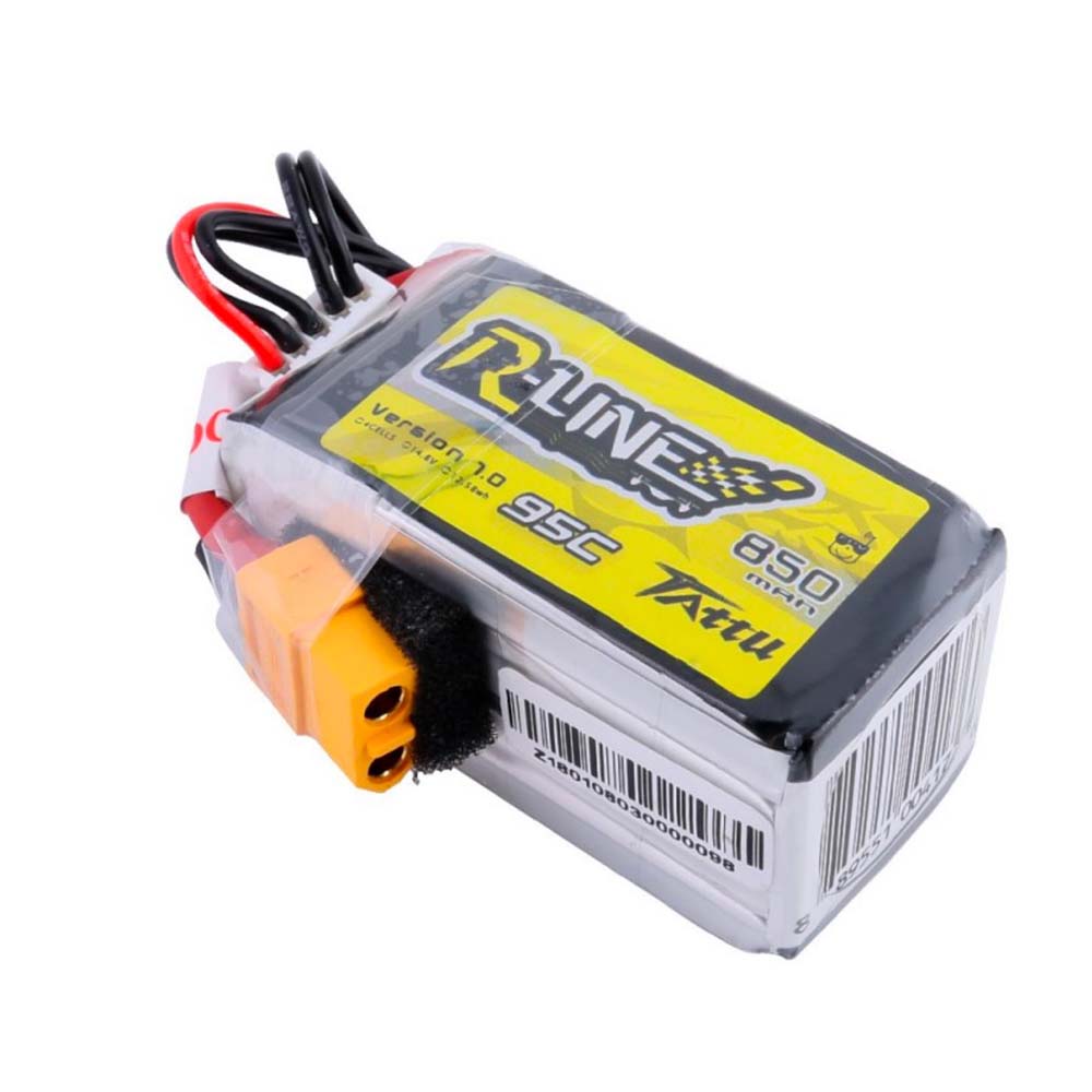 Tattu R-Line 850mAh 4s 95c Lipo Battery