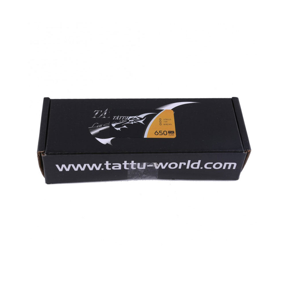 TATTU 650mAh 2S1P 75C 7.4V Lipo Battery Pack with XT30 plug