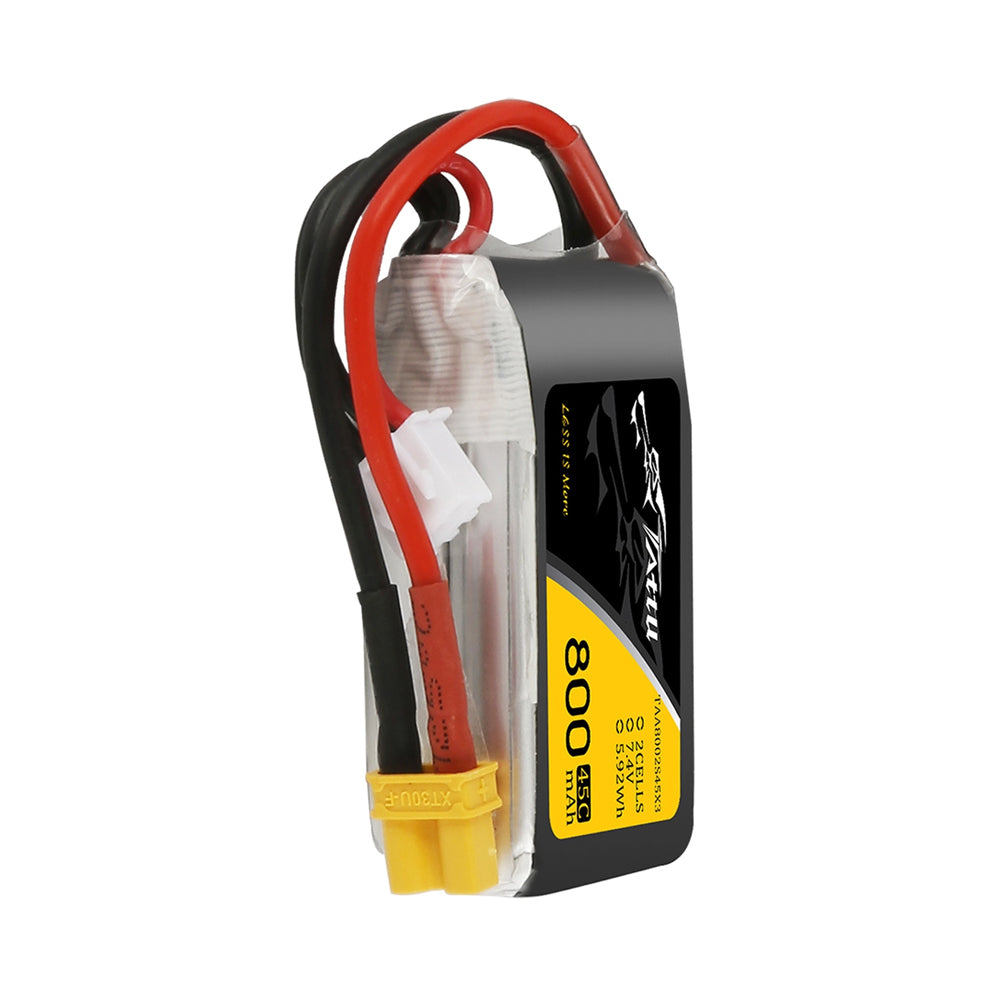 Tattu 800mAh 2S 45C LiPo Battery - XT30