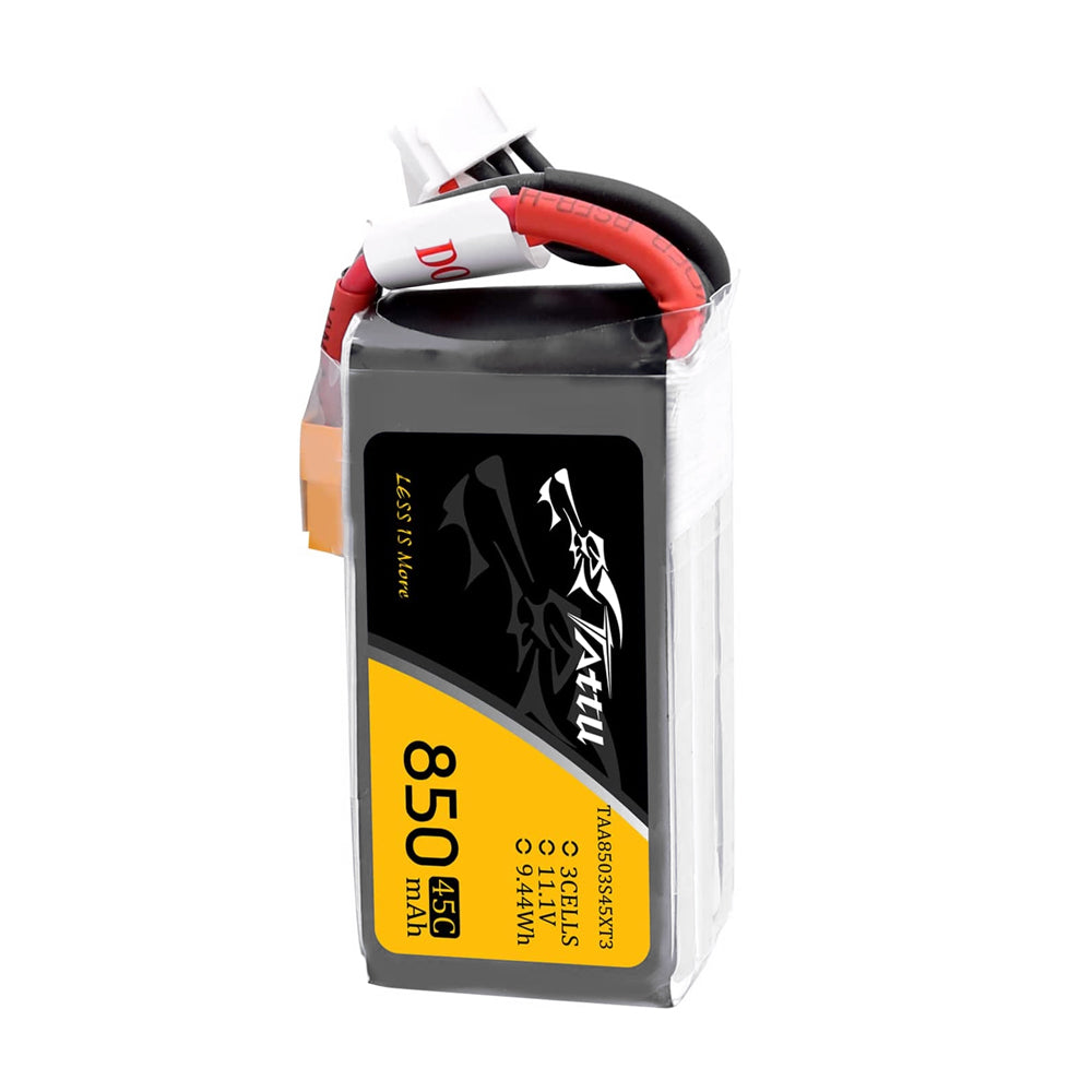 Tattu 850mAh 3S 45C LiPo Battery - XT30