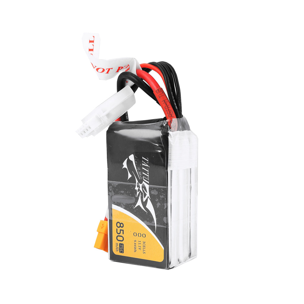 Tattu 850mAh 3S 75C LiPo Battery - XT60