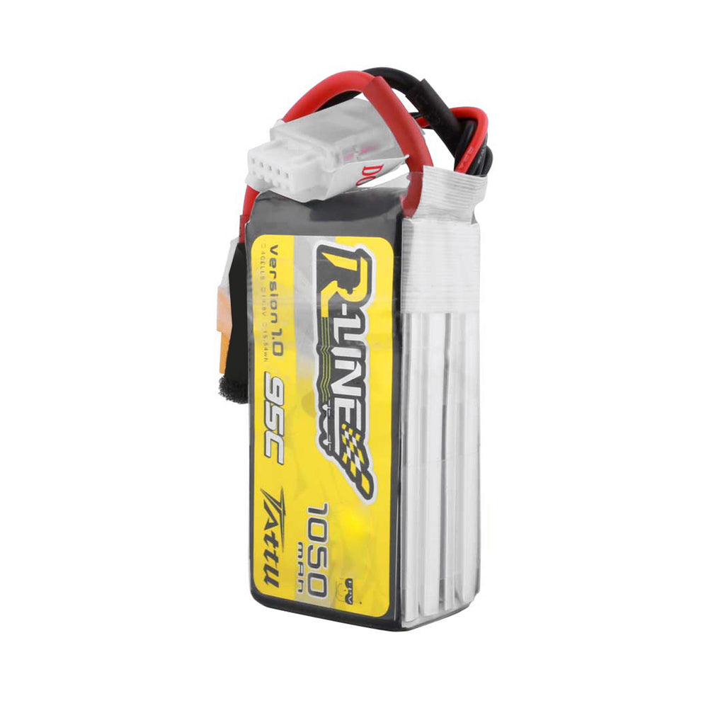 Tattu R-Line Version 1.0 1050mAh 4S 95C LiPo Battery - XT60