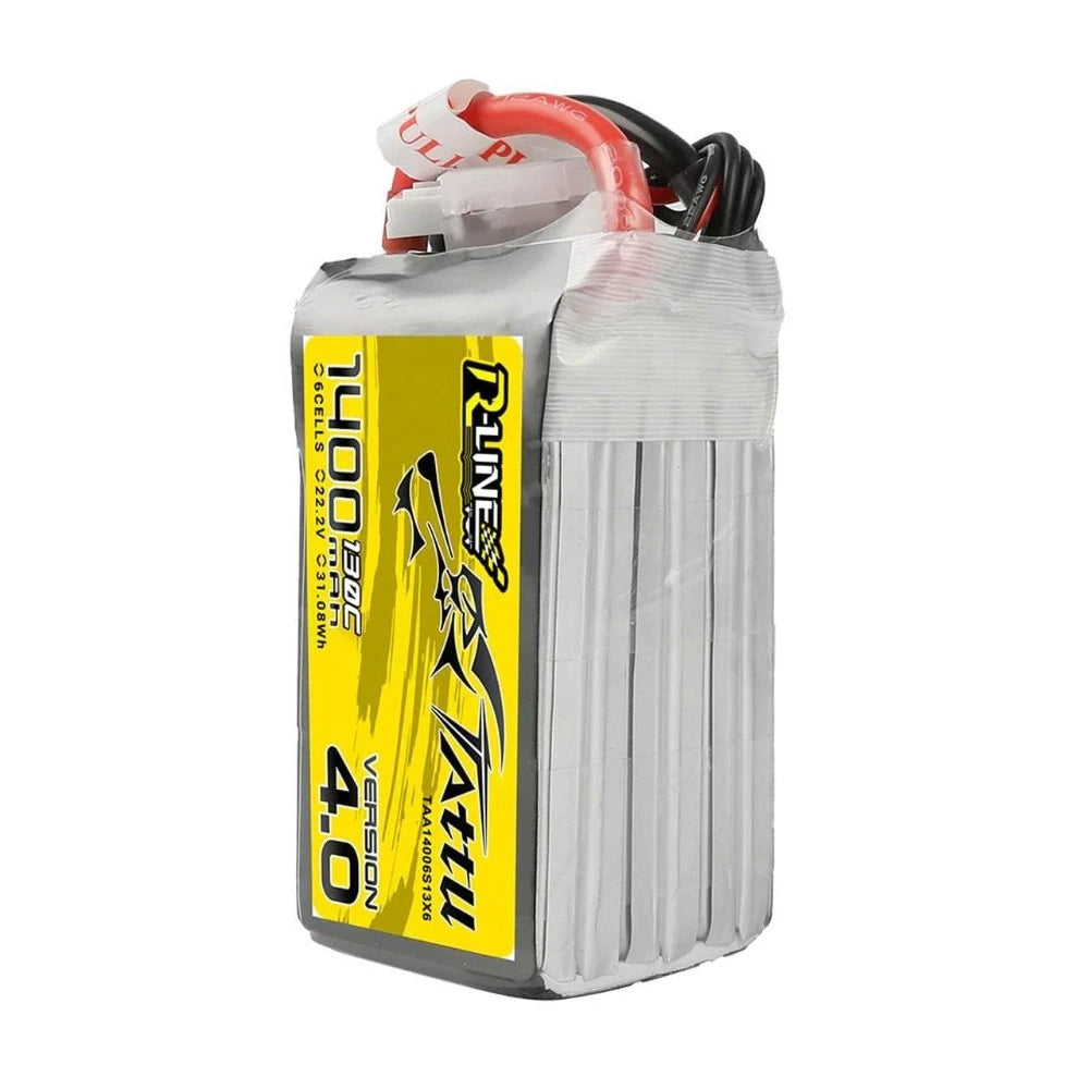 Tattu R-Line Version 4.0 1400mAh 6S1P 130C Lipo Battery