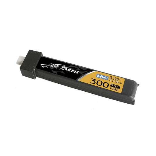Tattu 300mAh HV 1s 75C LiPo Battery (5pcs) - BT2.0