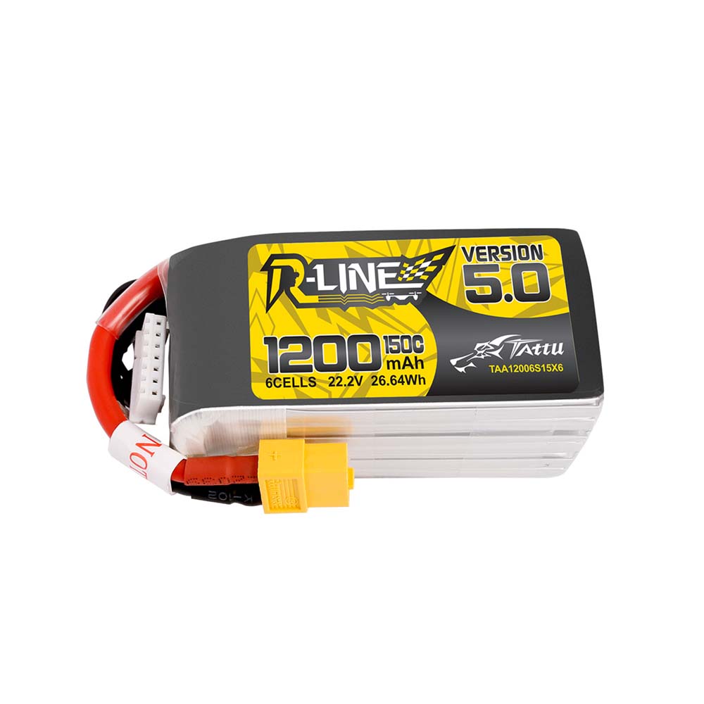 Tattu R-Line Version 5.0 1200mAh 6S1P 150C LiPo Battery
