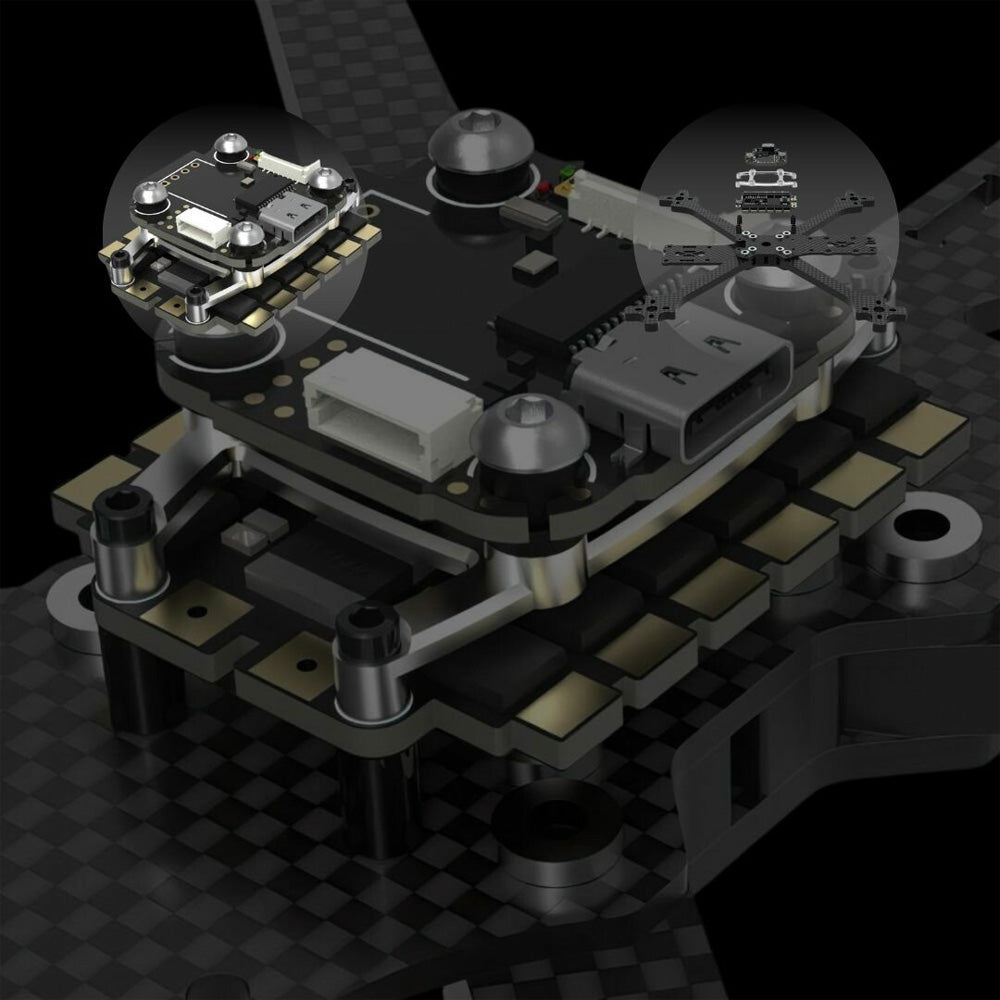 TBS Lucid Stack - F4 FC + 60A 3-6S AM_32 4-in-1 ESC - MPU6000 - 30x30