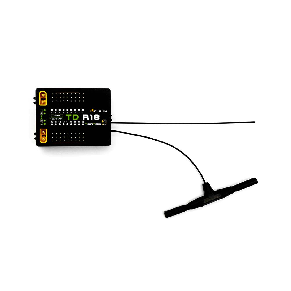 FrSky TD R18 2.4G 900M Dual-Band Tandem Receiver w/ Antennas