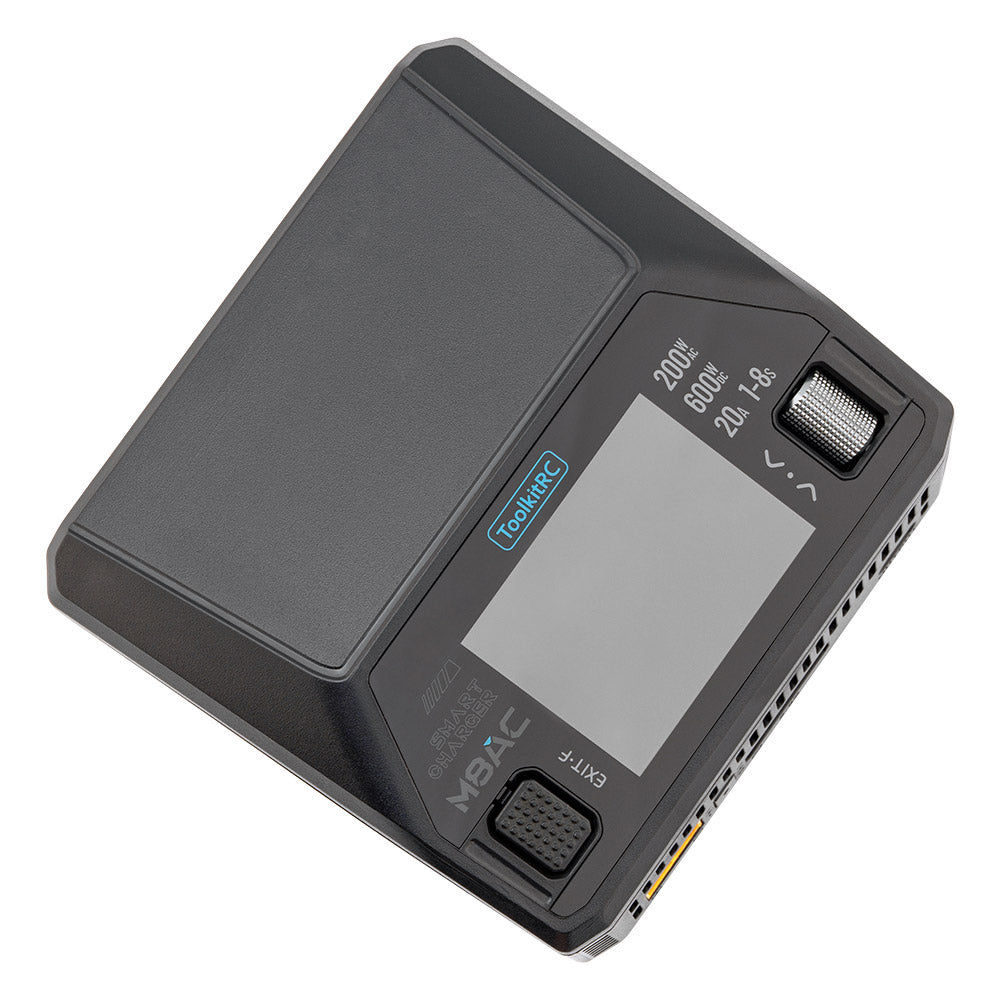 ToolkitRC M8AC 600W 20A 1-8S AC/DC Smart Charger - XT60
