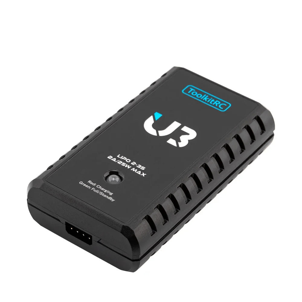 ToolkitRC U3 25W 2-3S USB-C Balance Lipo Charger