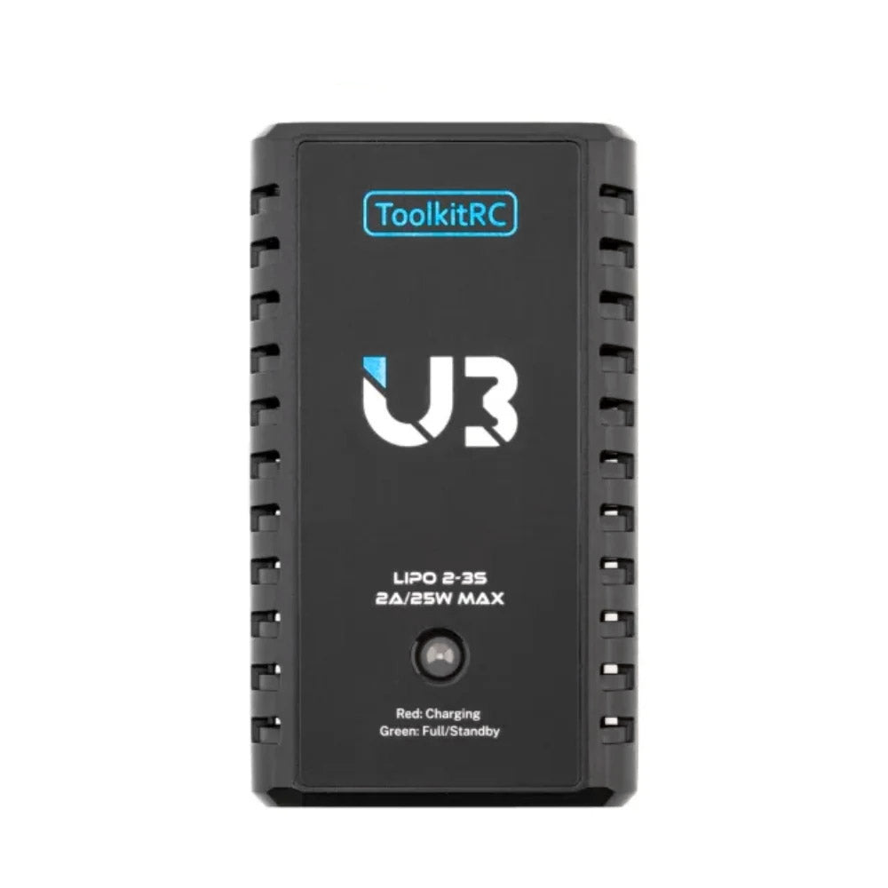 ToolkitRC U3 25W 2-3S USB-C Balance Lipo Charger