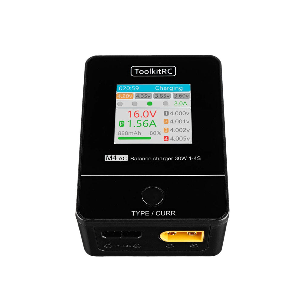 ToolKitRC M4AC 30W 2.5A Compact AC Balance Charger - XT60
