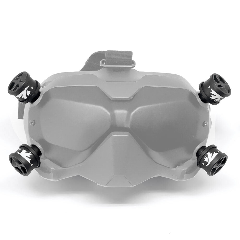 TrueRC Duality 2.4/5.8GHz Stubby Antenna for DJI FPV Goggles V2 (4Pcs) - LHCP