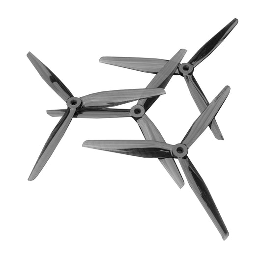 HQProp 7.5X3.7X3 Polycarbonate Propeller (Set of 4) - Light Gray