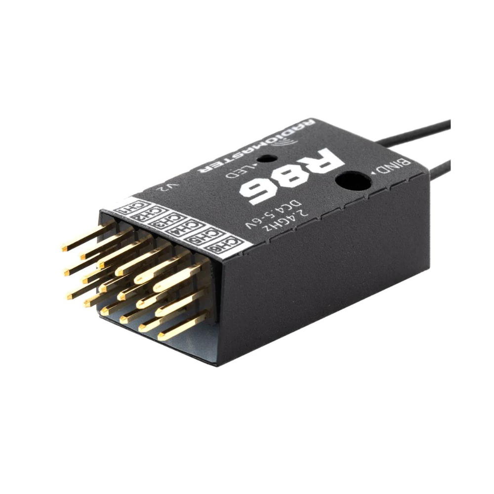 RadioMaster R86 V2 6CH Frsky D8/D16 + Futaba SFHSS Compatible PWM Receiver